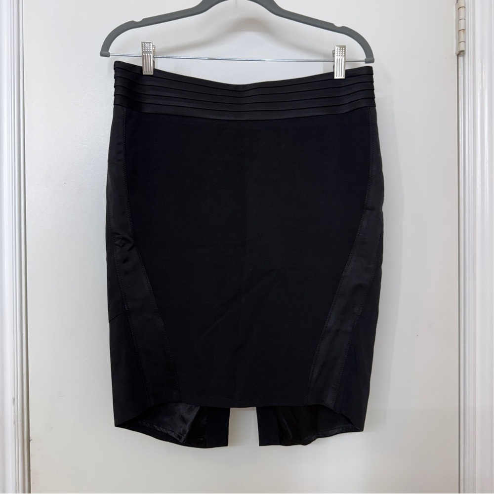 Club Monaco Black Wool Blend Pencil Skirt Size 8